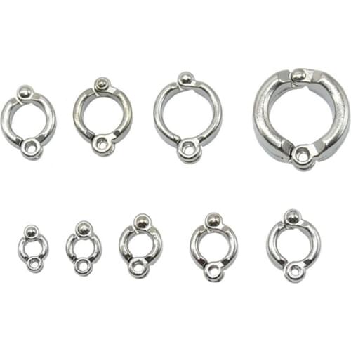 2 pcs/Set 3/4/5/6/7/8/9/12/14mm Parrot Leg Ring Alloy Outdoor Flying Training Pet Birds Pigeon Foot Rings Animal supplies