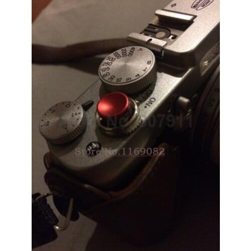 3pcs Red concave Release Shutter Button for Leica Fujifilm X100 x100s x10 x20 X-Pro1 m3 m6 m8 m9 x-e1 x-e2 Camera