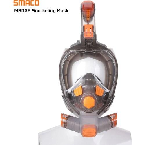SMACO Hot Diving Mask Scuba Mask Underwater Anti Fog Full Face Snorkeling Mask Women Men Kids Swimming Snorkel Diving Equipment
