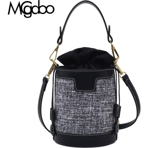 Mgcdoo Fashion Women Handbag Brand Design Bucket Bags Messenger Korean Shoulder Bag Chic Totes