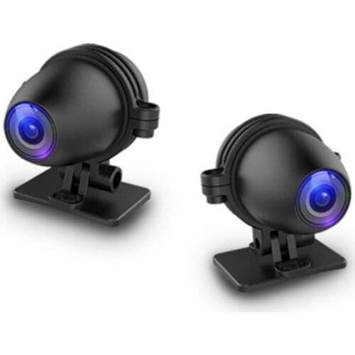 Motorcycle Dash Cam Hm701 602 Hd Camera Night Vision Front and Rear Dual Lens Waterproof