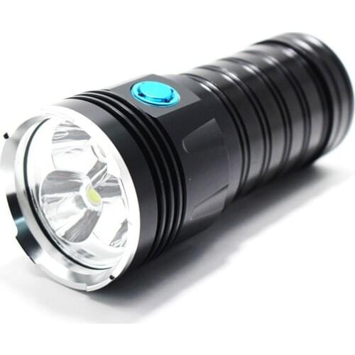 Rechargeable Tactical Flashlight 100000 Lumen with Water Resistant Camping Flashlight Super Bright Portable Outdoor Torch Light