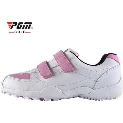 PGM Brand Adult Women kids Golf Shoe Women Leisure Sport Sneaker Lady Waterproof Breathable Lightweight Golfing Shoes 2 Colors