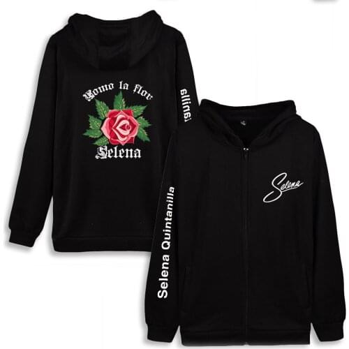 Selena Quintanilla us. Female Singer Zipper Hoodies Women/men Casual Stylish Fashion Streetwear Sweatshirt Classic Trend Clothes