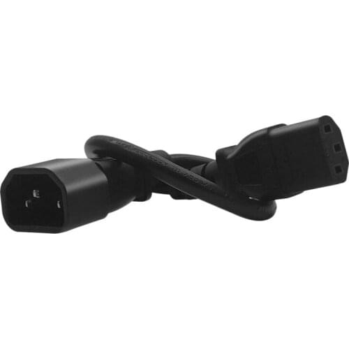 Power Cord, Iec320 C13-C14 Heat-Resistant Flame-Retardant High-Power All-Copper Extension Cord for Computer Hosts