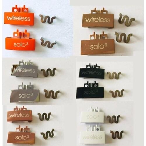 New Replacement Metal lock buckle logo iron sheet connector parts for Solo3 Solo 3.0 solo 3 wireless Headphone