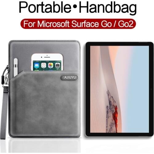 Universal Soft Liner Sleeve Pouch Zipper Bag For Microsoft Surface Go2 10.5" Go 10.1 Surface go 2 Tablet Pen Cover Shell Handbag