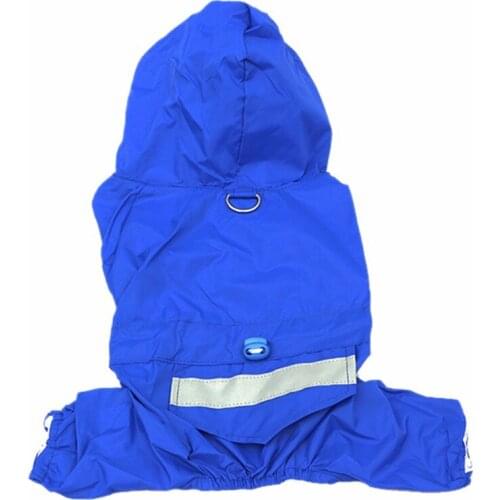 Dog Raincoat Pet Dog Puppy Waterproof Jacket Costumes Reflective Rain Coat Clothes Camouflage Cloak Casual Pet Supplies