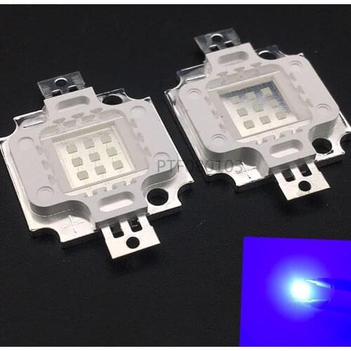 1pcs 10W Royal Blue Square High Power 45mil LED Light chip 1000mA 10-13V 445-450nm