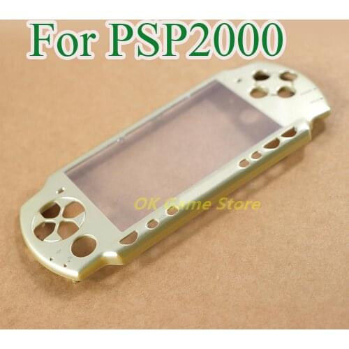 1pc/lot Front Cover Faceplate Housing Shell Proctector Game Console with logo Replacement for PSP 2000 for PSP2000
