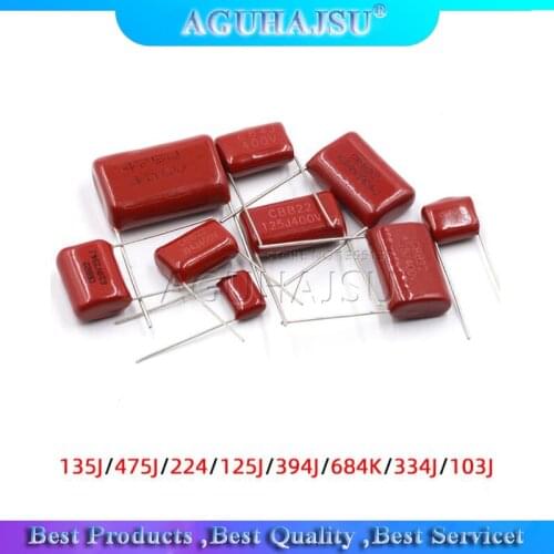 10PCS 100V471J 2000V104J 250V225J 250V475J 400V104J 400V684J 450V225J 450V105J 630V223J CBB Polypropylene film capacitor new