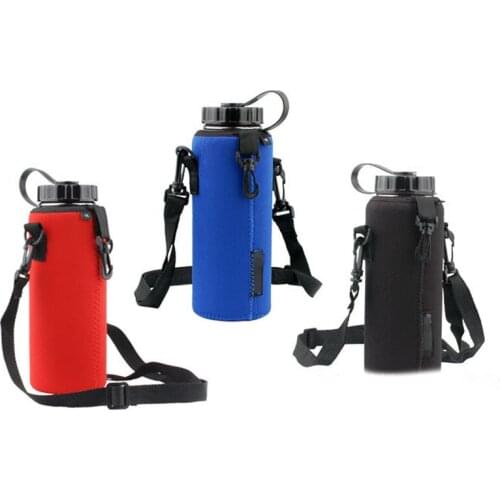 1000ml Outdoor Sports Bottle Cup Holder Can Be Carried Back Portable Diving Cup Set Insulation Cup Bag High Quality