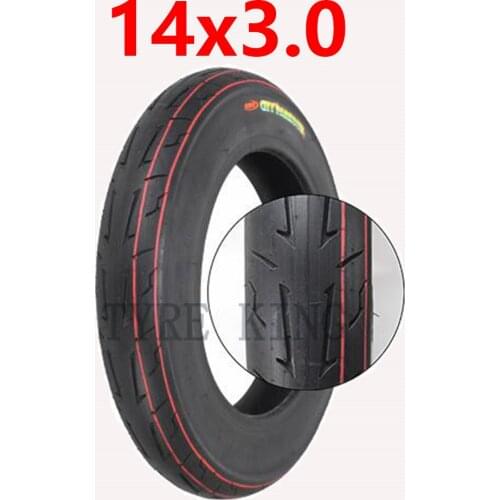 14 Inch Tyre 14x3.0 Tubeless/ Vacuum Tire 3.00-10 Tyre for Electric Vehicle Parts