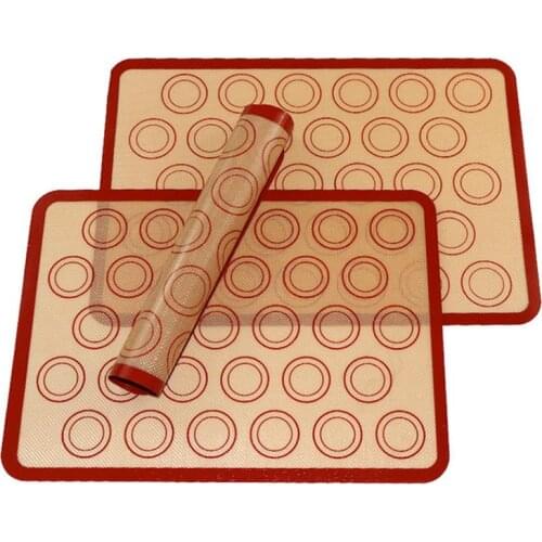 2pcs Non-stick BBQ Grill Mat 40*33cm Baking Mat Cooking Grilling Sheet Heat Resistance Easily Cleaned Kitchen for Party