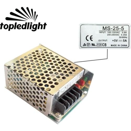 Lighting Accessories DC5V 5A 25W Universal Regulated Switching Power Supply Use For CCTV Cameras Led Strips Home Appliances