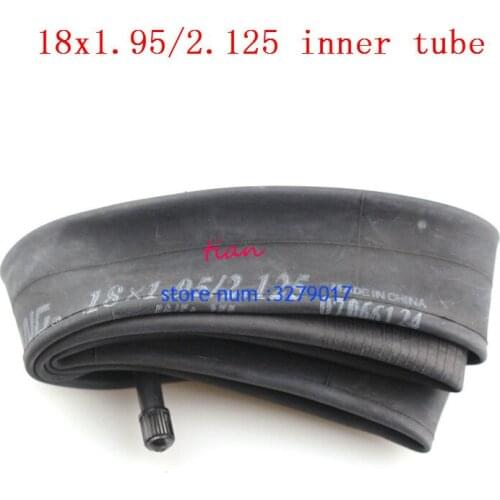 Free shipping high quality 18x1.95 / 2.125 inner tube with a Straight Valve many gas electric scooters