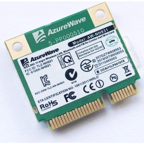 Wireless Adapter Card for Toshiba Thrive AT105-T108 T1016 T1032 WIRELESS BLUETOOTH COMBO CARD Azurewave AW-NH931