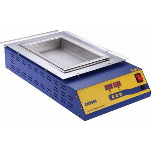 Lead-free Double Digital Solder Pot Soldering Soldering Desoldering Bath 250*160*45mm