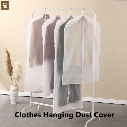 Mijia Clothes Hanging Dust Cover Dress Suit Coat Storage Bag Case Organizer Wardrobe Dress Clothing Hanging Dust Cover