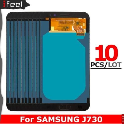 10Pcs AAA+ AMOLED For Samsung Galaxy J730 J730F J7 Pro 2017 LCD Display Touch Screen Digitizer Assembly For Samsung J730 Display