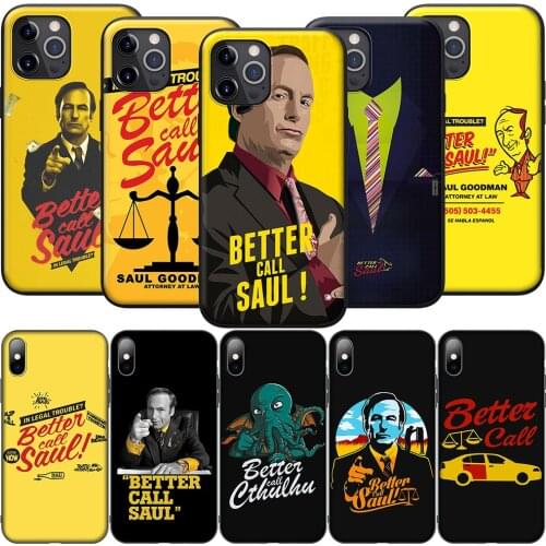 GX32 Better Call Saul Silicone Soft Case for iPhone 12 Mini 11 Pro XS Max XR X 8 7 6 6S Plus 5 5S SE 2020