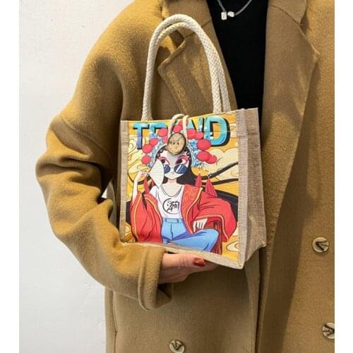 Canvas Bag Womens Bag New 2021 Girls Soft Girl Handbag Solid Color Leisure Tote One Shoulder Messenger Bag Chinese Style