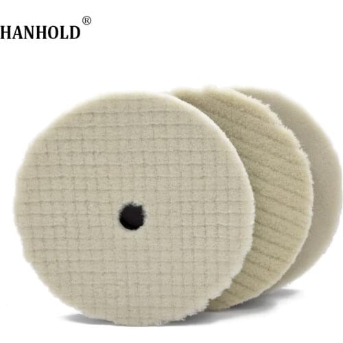 Imported Car Polishing Pads 6 Inch Wool Polishing Pads Japan Polishing Disc Light Cutting Waxing Car Polish Pad for Car Polisher