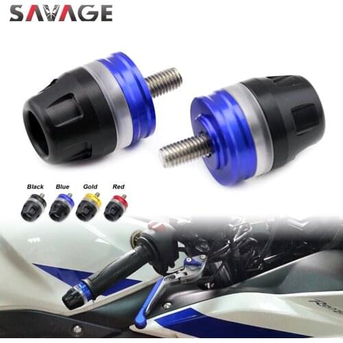 Handle Bar End Caps For YAMAHA YZF R6 R3 R25 MT-25 MT-03 FZ8 FZ1 Fazer FJR 1300/A Motorcycle Handlebar Grips End Plug Slider