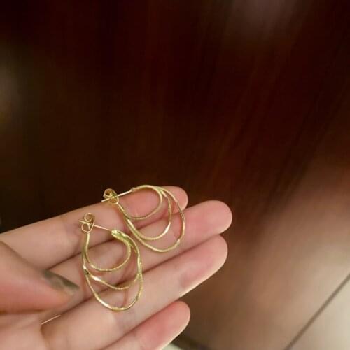 Summer new style personality creative geometric pendant earrings luxury fashion casual banquet party earrings for women