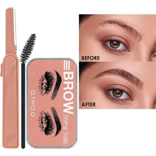 Eyebrow Soap Brow Styling Balm Cosmetic Waterproof Eyebrow Lift Brow Sculpt 3D Feathery Brows Kit Woman Makeup