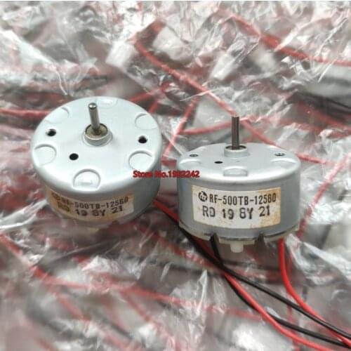 Original Mabuchi RF-500TB 6V 2700rpm 12V 5500rpm shaft 2mm 500 micro DC motor RF-500TB-12560