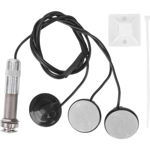 Piezo Pickup Transducer 3 Sensors for Guitar Ukulele Musical Instrument Accessories 6.35mm Guitar Pickup