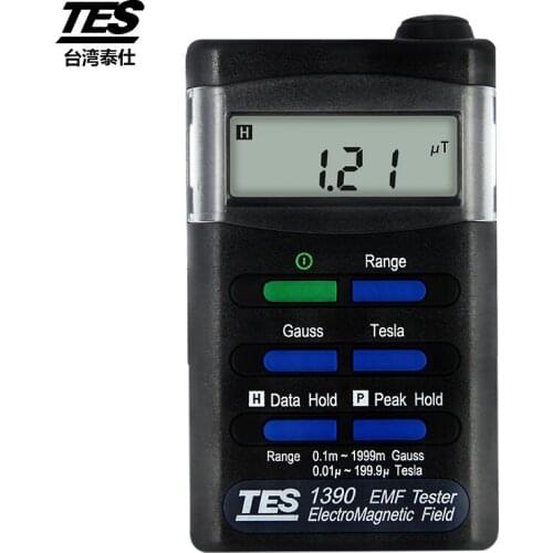 TES1390/1393/1394S power frequency low frequency electromagnetic wave radiation intensity tester detector