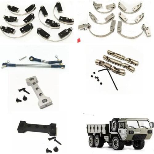 Fayee FY004 1/16 2.4G 6WD RC Car Upgrade Metal Drive Shaft motor Steel plate base Steering ball tie rod Crossbeam girder