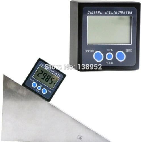 High quality 360 degrees Digital Bevel Box Digital Inclinometer Angle Finder Gauge Protractor