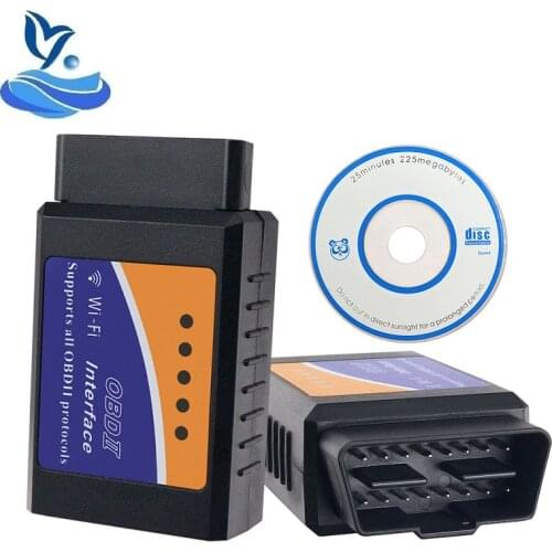 WIFI ELM327 V1.5 PIC18F25K80 ELM 327 OBD2 Scanner ELM 327 Code Reader IOS/Android/PC OBDII OBD OBD2 ELM 327 Diagnostic Scanner