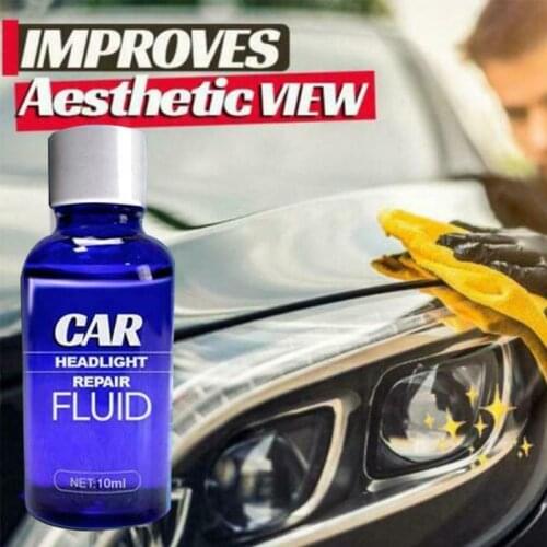30ML Car Headlight Maintenance Clean Retreading Agent Spray Polish Repair Fluid Headlight Polishing Anti-scratch Liquid TSLM1