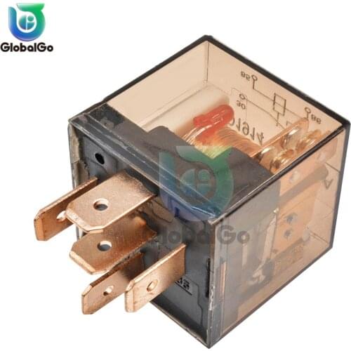 1pcs Car Light Waterproof Automotive Relay 12V 24V 80A 100A 4pin 5Pin Control Car Relays DC Socket Diy Tool