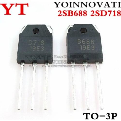 10pair 2SD718 & 2SB688 Transistor (10 x D718 + 10 x B688)