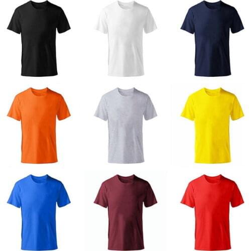 2020 New Solid color T Shirt Mens fashion 100% cotton T-shirts Summer Short sleeve Tee Boy Skate Tshirt Tops Plus size XS-M-2XL