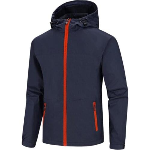 2021 Autumn Mens Jackets Fashion Sunscreen Hoodies Coats Mens Slim Windbreaker Jackets