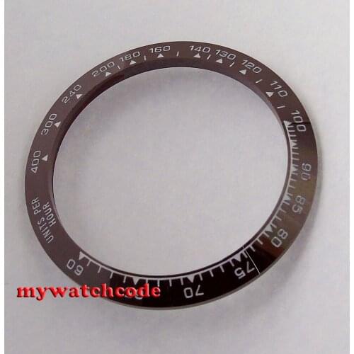 39mm brown ceramic bezel insert for 40mm watch made by parnis factory B46