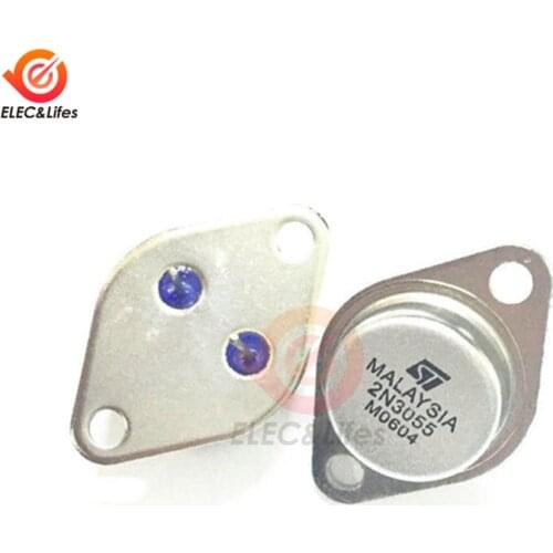 5Pcs 2N3055 TO-3 NPN AF Amp Audio Power Transistor 15A/60V new and original IC