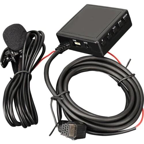 Car Bluetooth 5.0 AUX USB Music Adapter Wireless Audio Cable Microphone Adapter for Pioneer Radio IP-BUS For Pioneer P99 P01