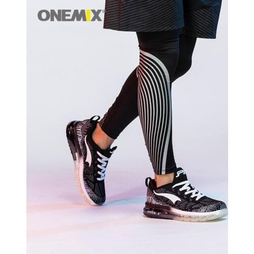 Onemix Air Mens Running Shoes 2021 Cushioning breathable Wear-resistant Women Fitness Trainers Sports Walking Shoes Men