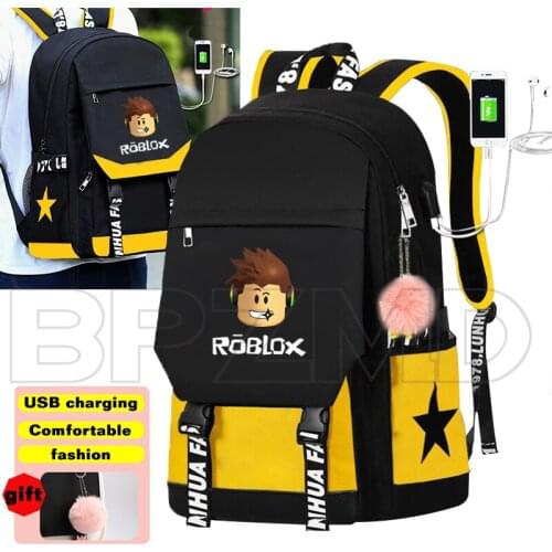 USB Anti-theft Canvas Laptop Backpack USB Charge Boys and Girls Student Backpacks School Bag Teenagers Schoolbags
