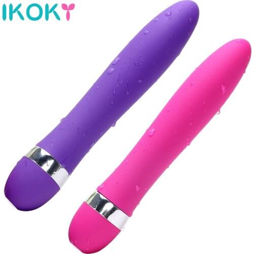 IKOKY AV Stick Speed Adjustable Magic Wand Dildo Vibrator Stimulator Massager Clitoris Stimulator G-spot Sex Toys for Women