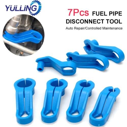 YULLING 7Pcs Car AC Fuel Line Disconnect Tools Air Conditioning Tools Fuel Line Removal Tool Set Replacement Auto Accessories