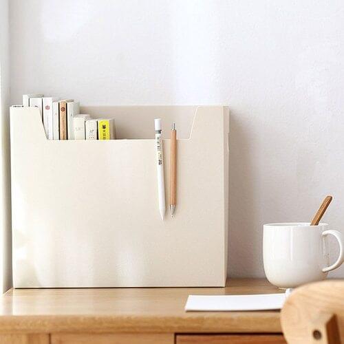 Books File Storage Box Organizer Paper Holders Multifunction Office Documents Desktop Organizer Foldable File Storage Box