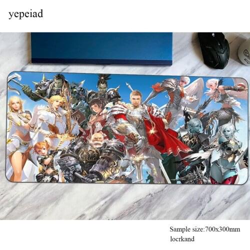 Lineage 2 mouse pad 800x300x3mm Computer mat present gaming mousepad large gel padmouse keyboard games pc gamer desk